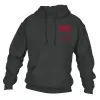 Red Blood Blue Collar® Hoodie - Dark Heather sold by Grunt Style