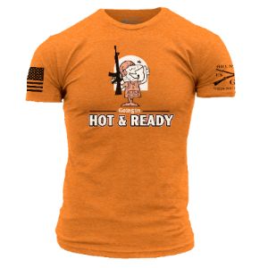 Hot & Ready T-Shirt - Orange sold by Grunt Style
