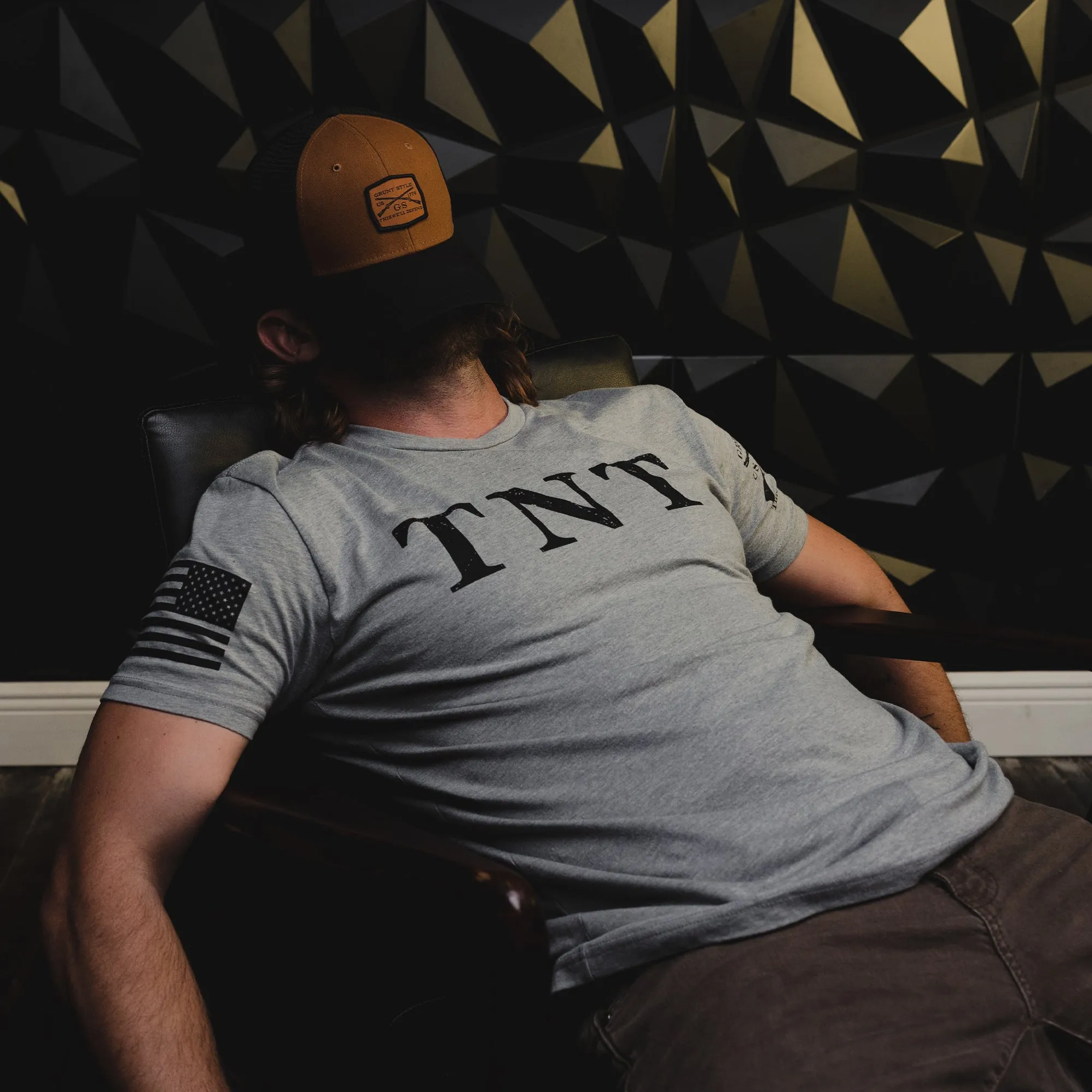 TNT T-Shirt - Dark Heather Gray sold by Grunt Style product image thumbnail 4