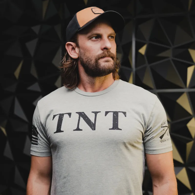 TNT T-Shirt - Dark Heather Gray sold by Grunt Style