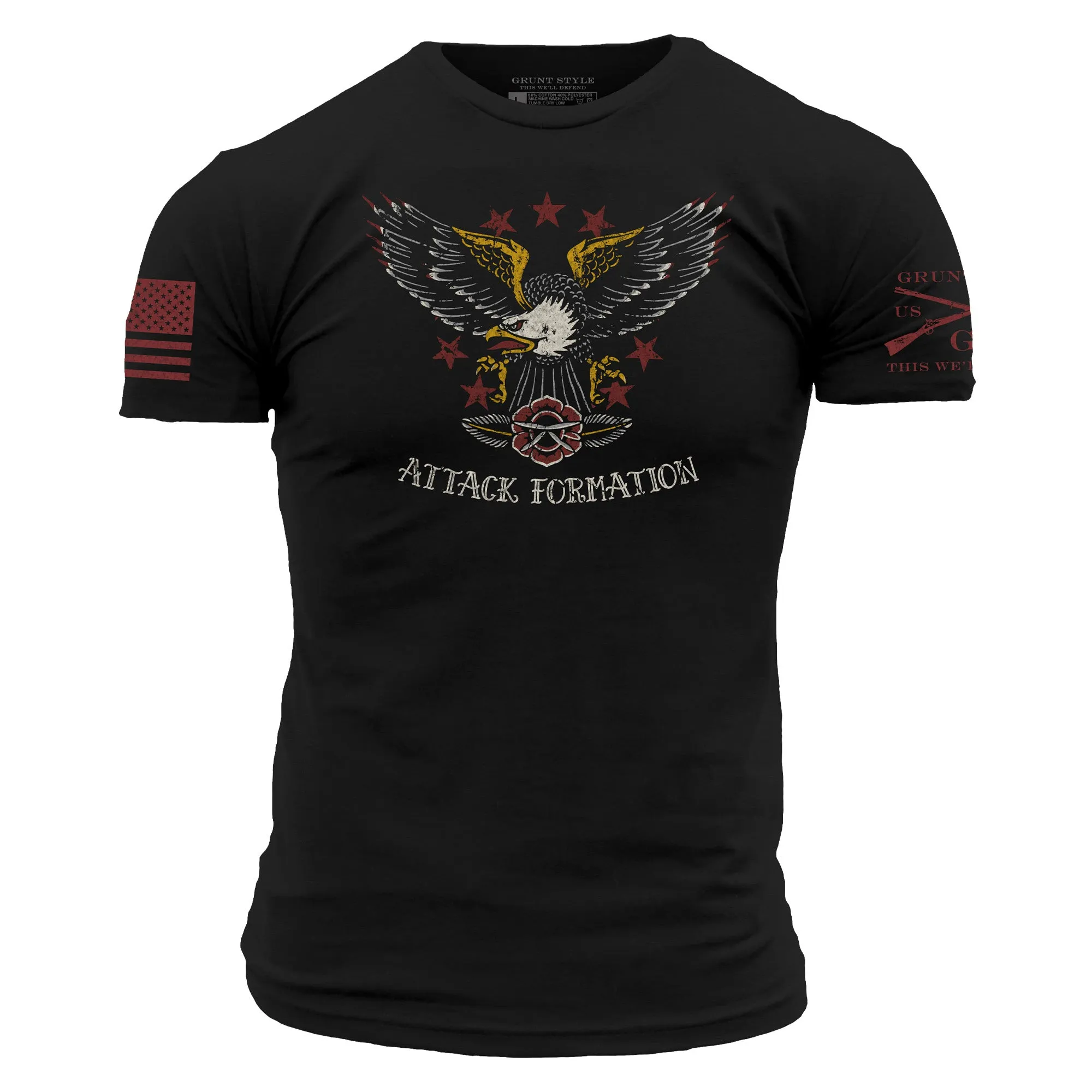 Attack Formation T-Shirt - Black sold by Grunt Style