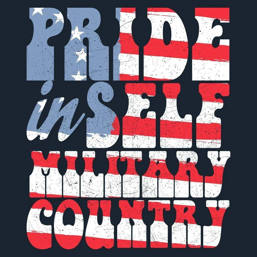 America's Message T-Shirt - Midnight Navy sold by Grunt Style product image thumbnail 2