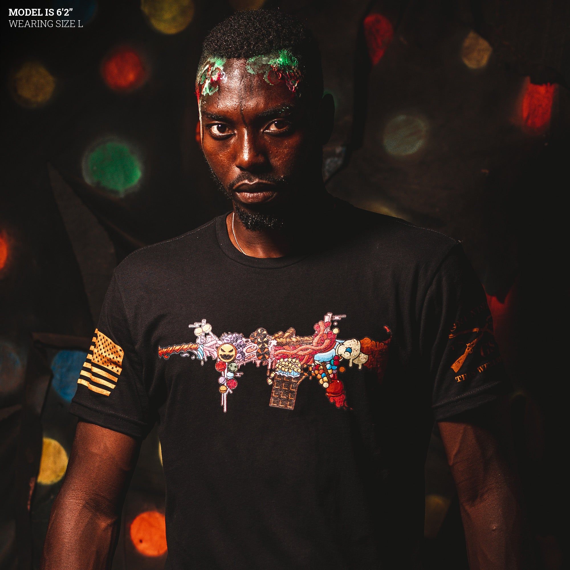 Sweet Pews T-Shirt - Black sold by Grunt Style product image thumbnail 3