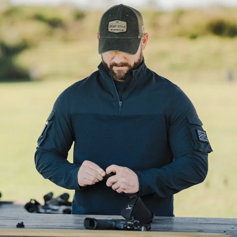 Men's Operator Shirt - Navy sold by Grunt Style