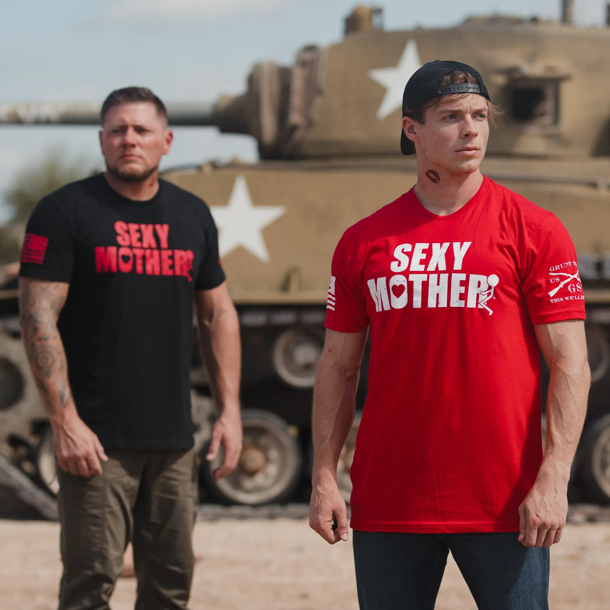 Sexy Mother T-Shirt - Black sold by Grunt Style product image thumbnail 4