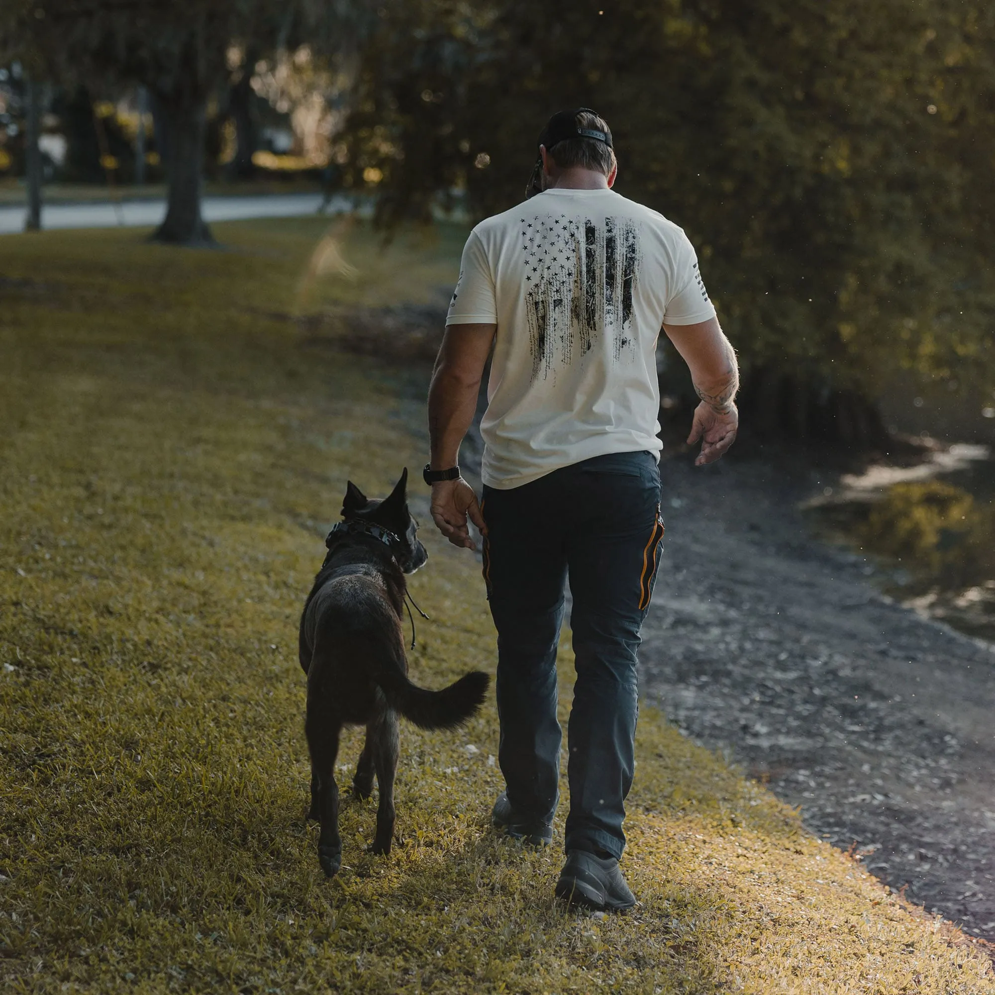 1776 Flag T-Shirt - White sold by Grunt Style product image thumbnail 4