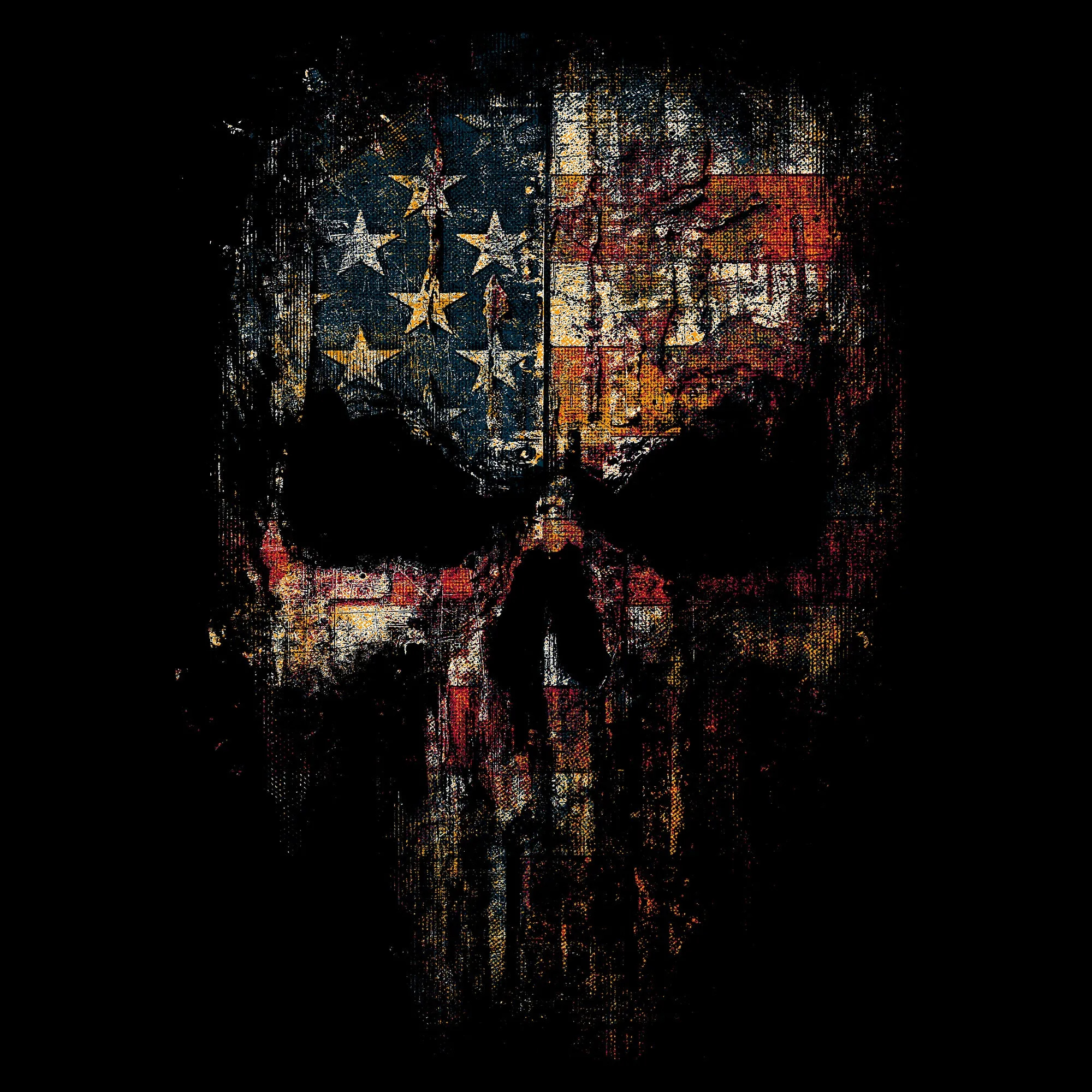 Women's Red Blood American Reaper Slouchy T-Shirt - Black sold by Grunt Style product image thumbnail 2