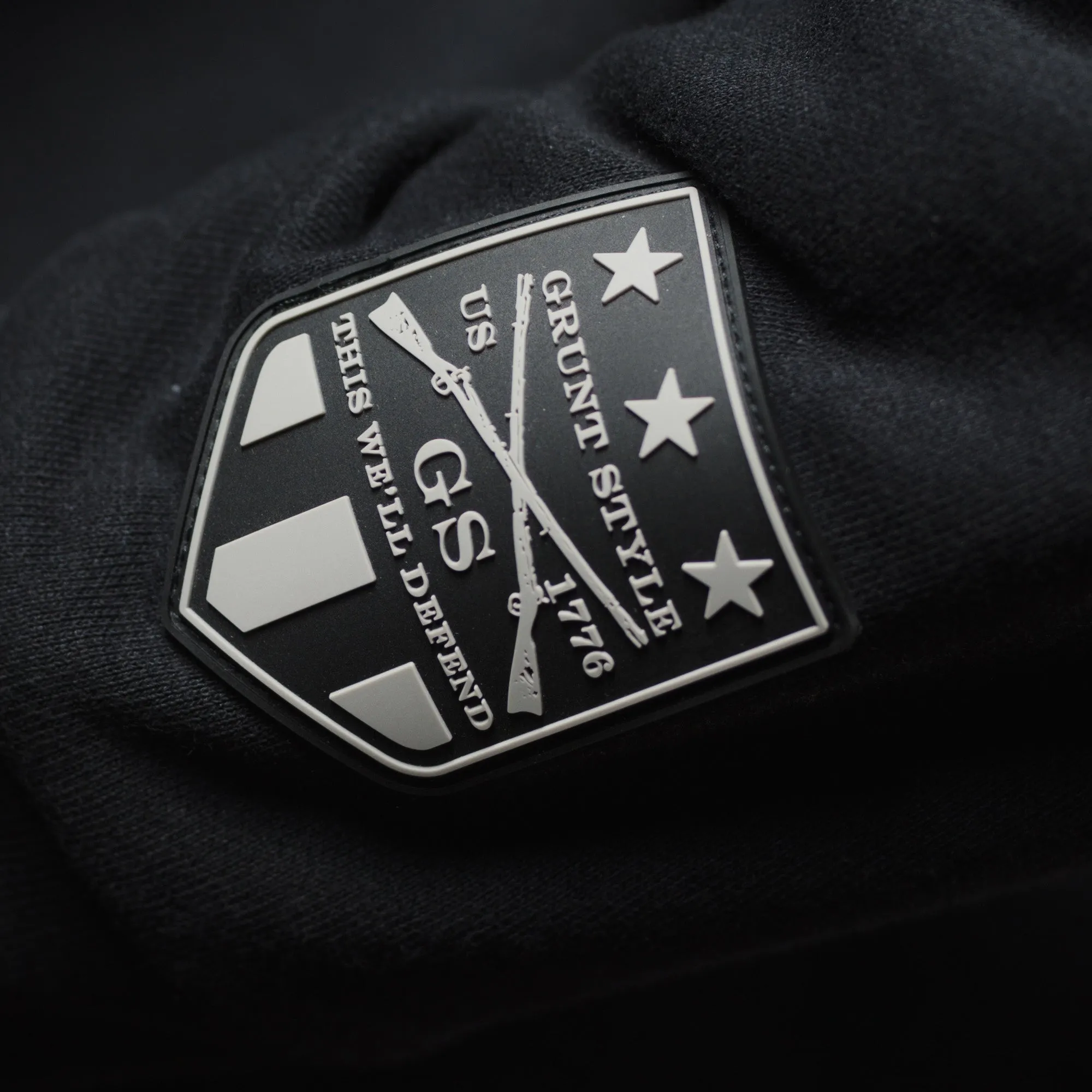 Men's Elite Hoodie - Black sold by Grunt Style product image thumbnail 2