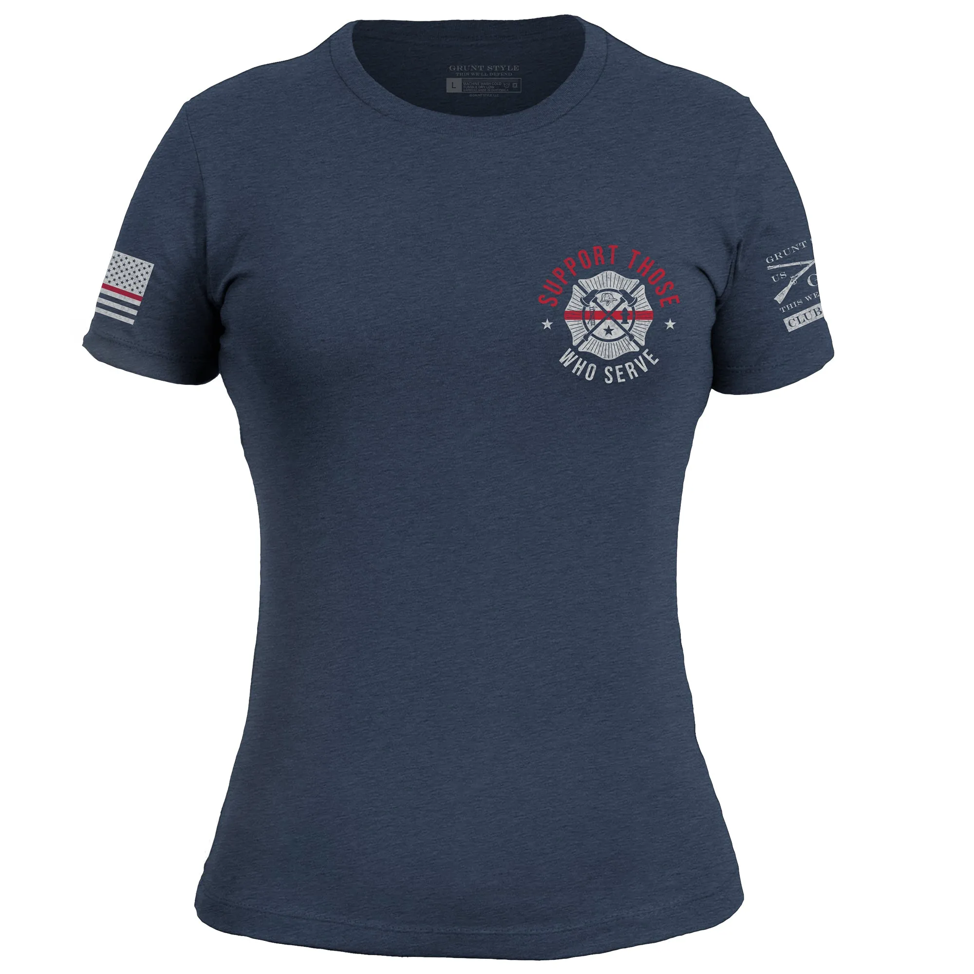 2023 September Club - Ladies - Red Line Support Those Who Serve™ sold by Grunt Style product image thumbnail 2