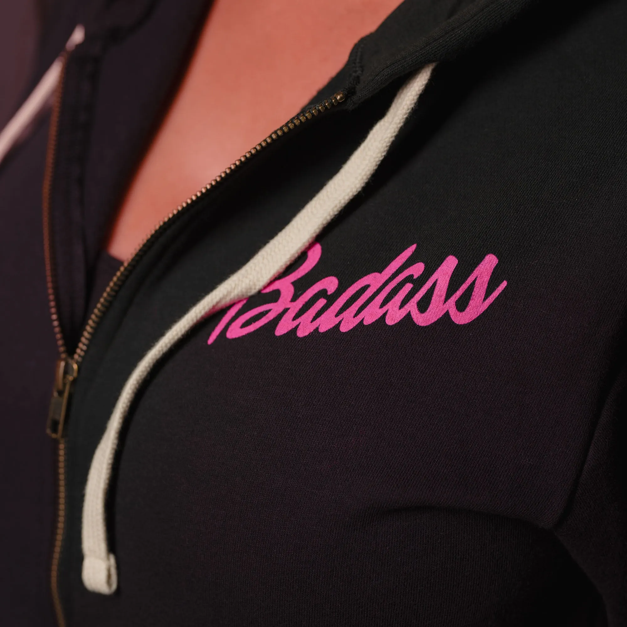 Women's Fully Leaded Full-Zip Hoodie - Black sold by Grunt Style product image thumbnail 3