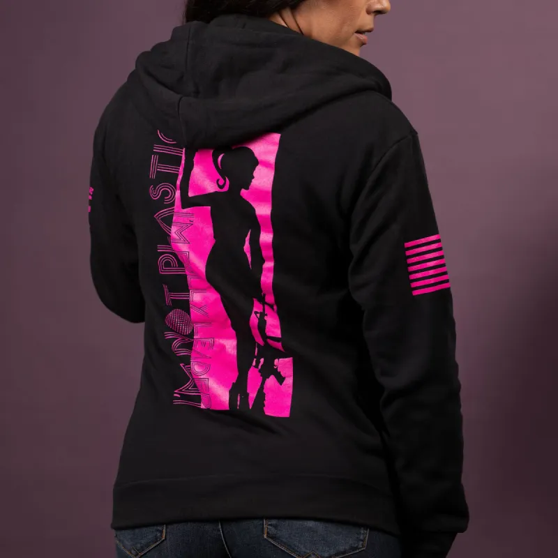 Women's Fully Leaded Full-Zip Hoodie - Black sold by Grunt Style