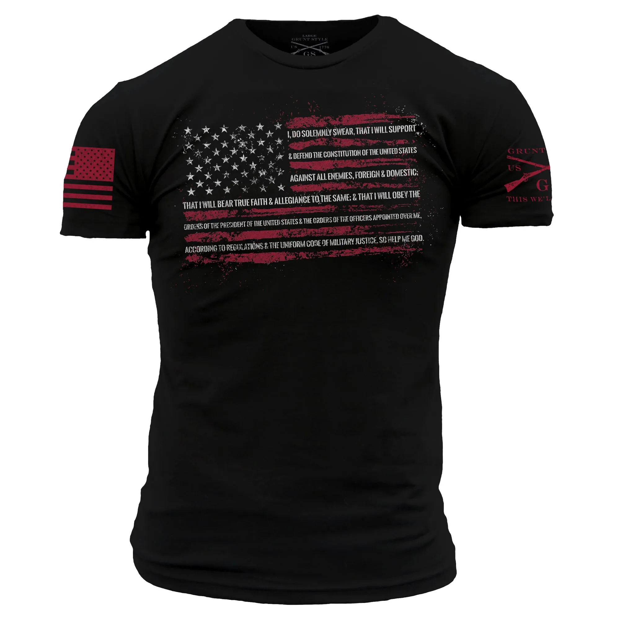 The Oath T-Shirt - Black sold by Grunt Style product image thumbnail 2