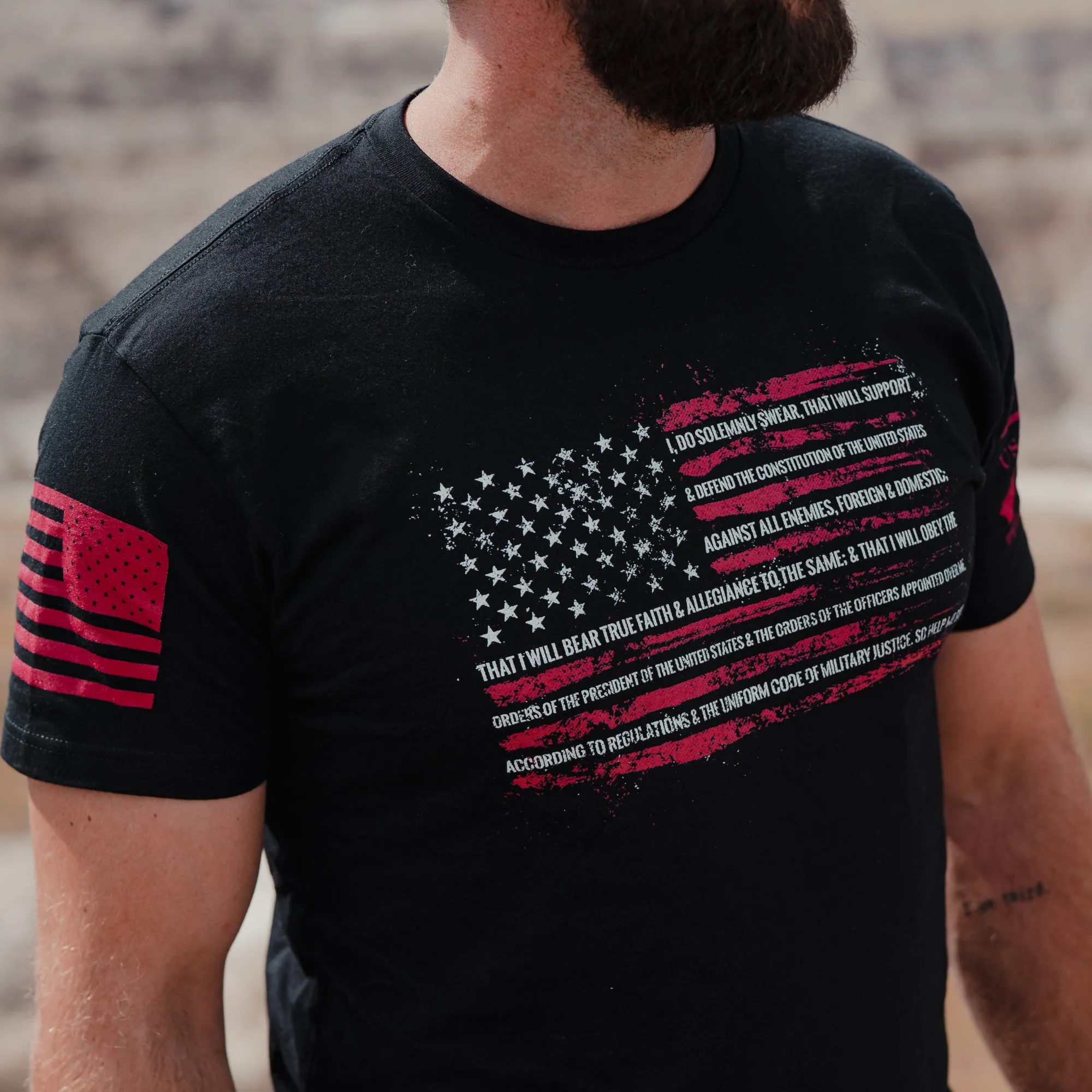 The Oath T-Shirt - Black sold by Grunt Style