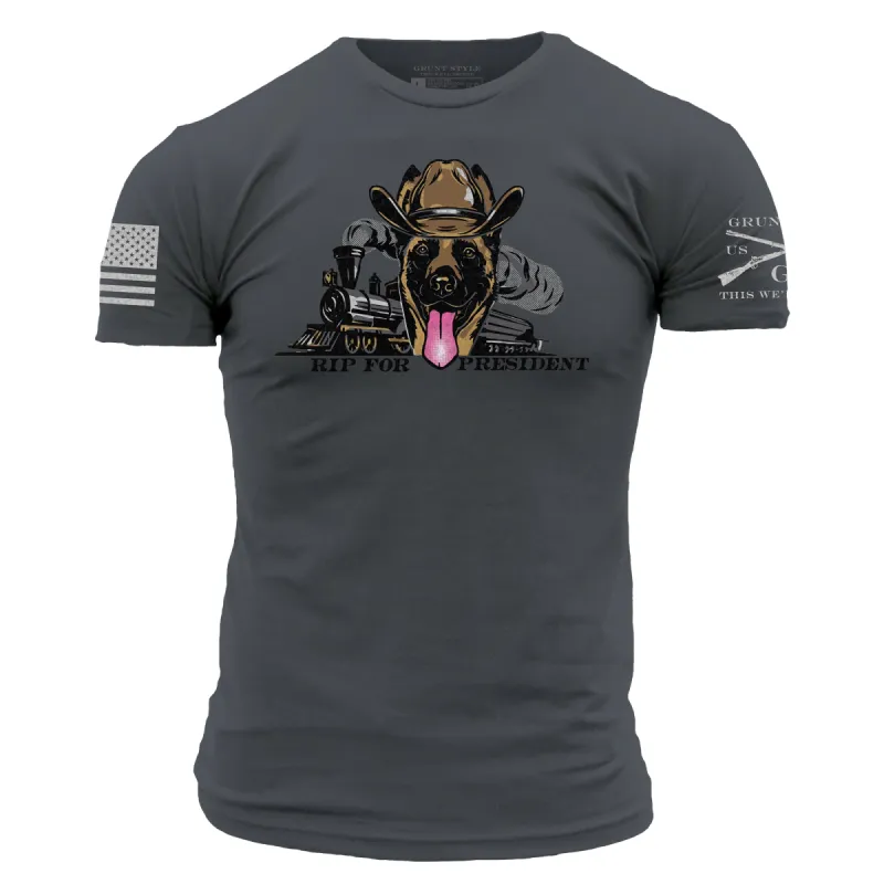 Rip’s Campaign Funds sold by Grunt Style