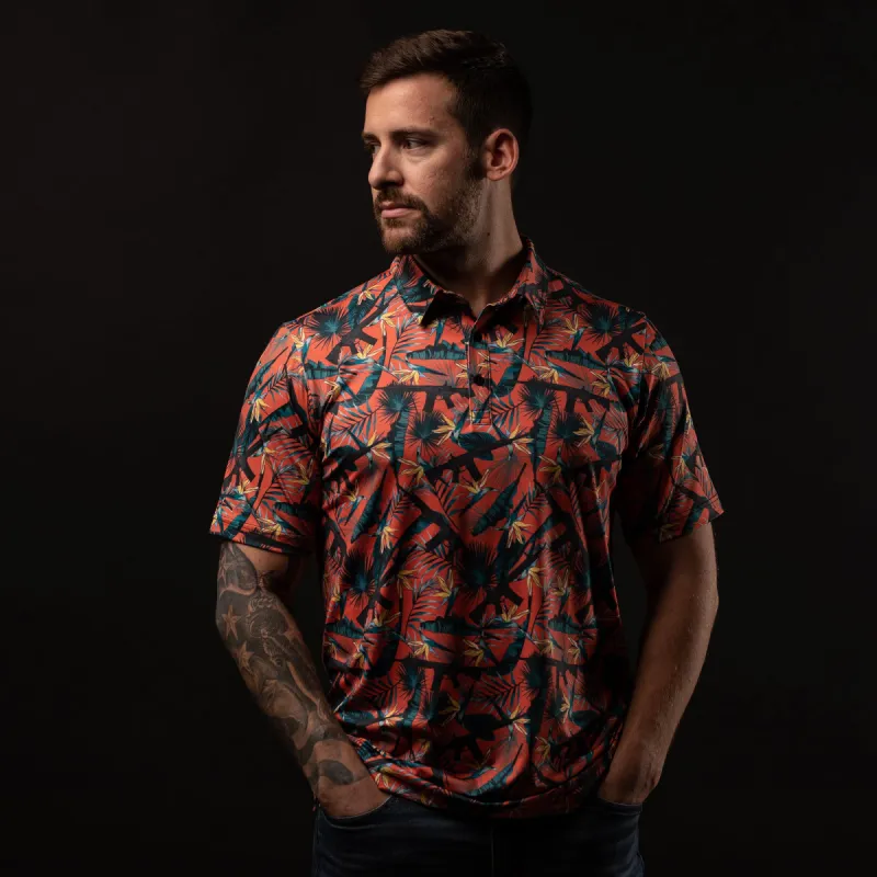 Range Paradise Men's Polo made by Grunt Style