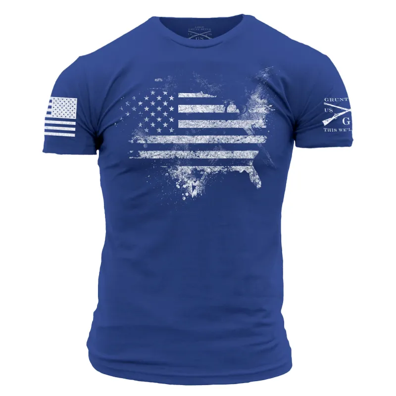 American Acid T-Shirt - Royal Blue sold by Grunt Style