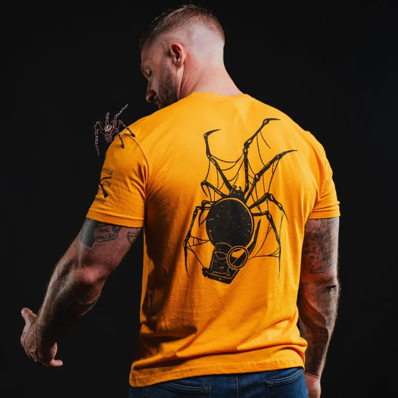 Arachnoblast T-Shirt - Orange made by Grunt Style