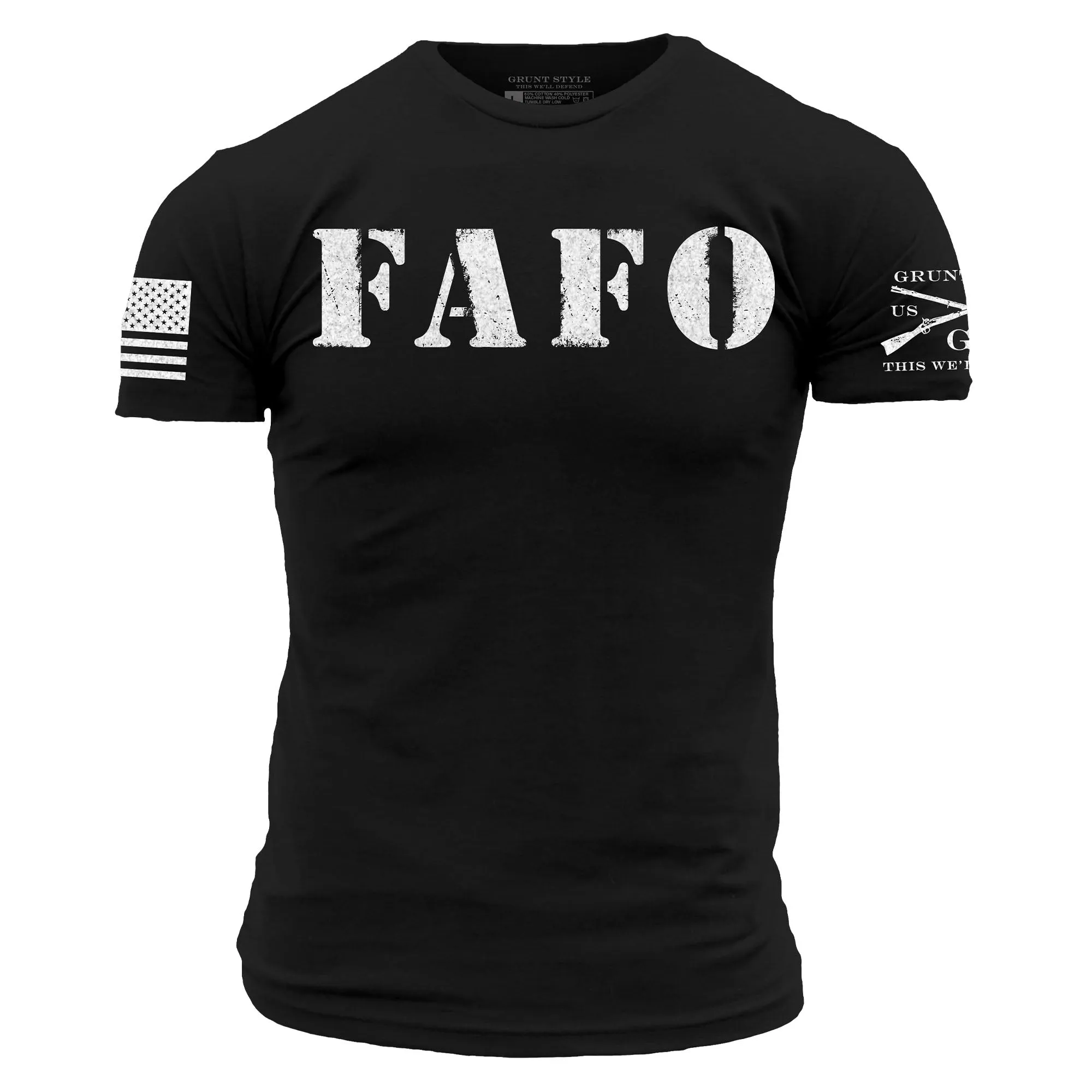 FAFO T-Shirt - Black sold by Grunt Style
