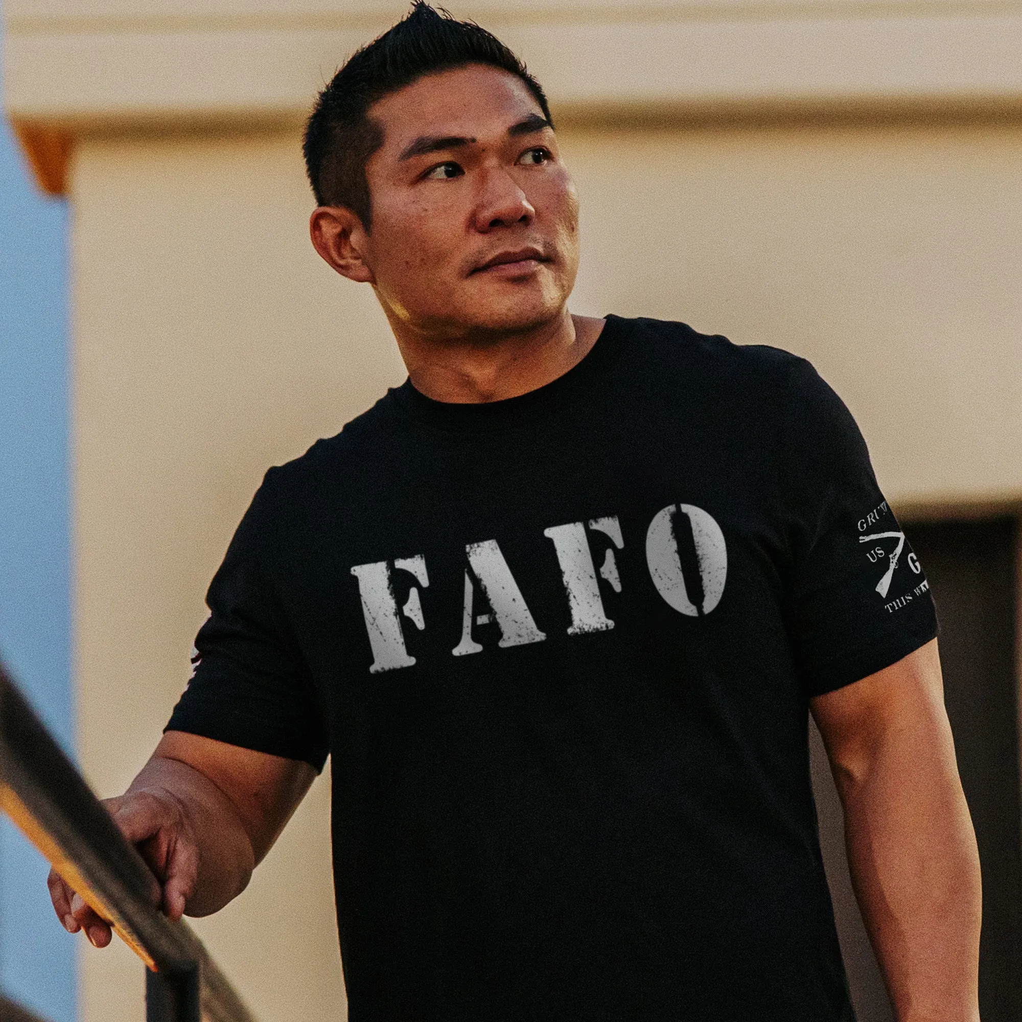 FAFO T-Shirt - Black sold by Grunt Style product image thumbnail 3