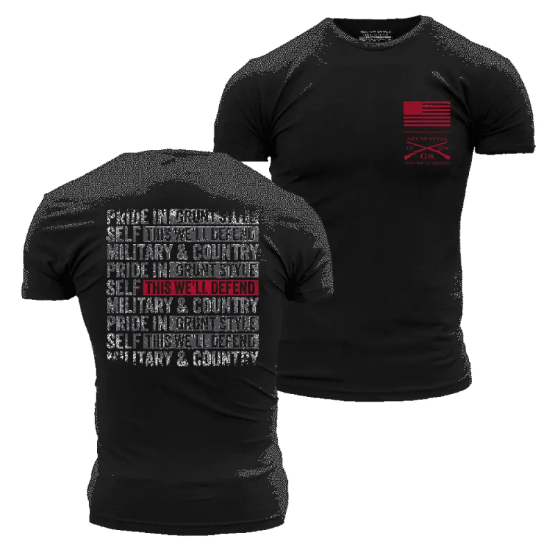 Instill Ethos T-Shirt - Black sold by Grunt Style