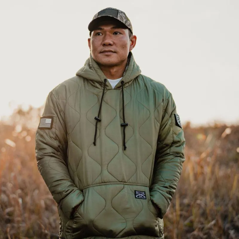Woobie Hoodie Pullover - Military Green sold by Grunt Style