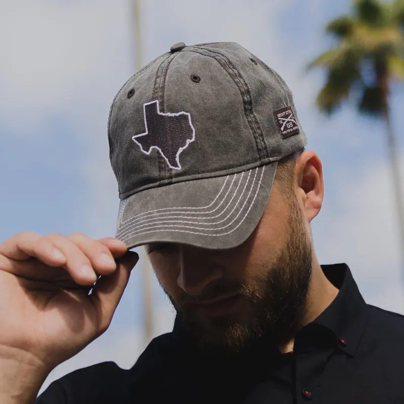 Embroidered Texas State Hat sold by Grunt Style