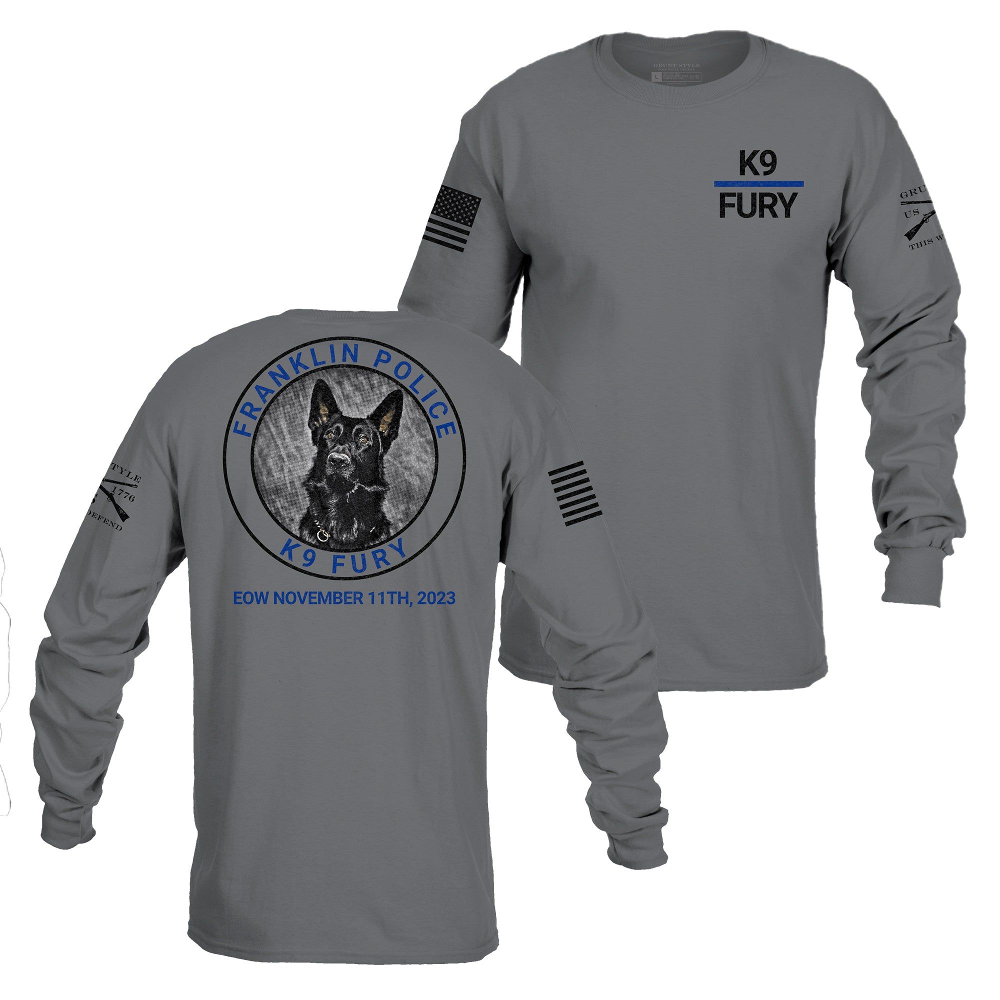 K9 Fury EOW Shirt sold by Grunt Style product image thumbnail 3