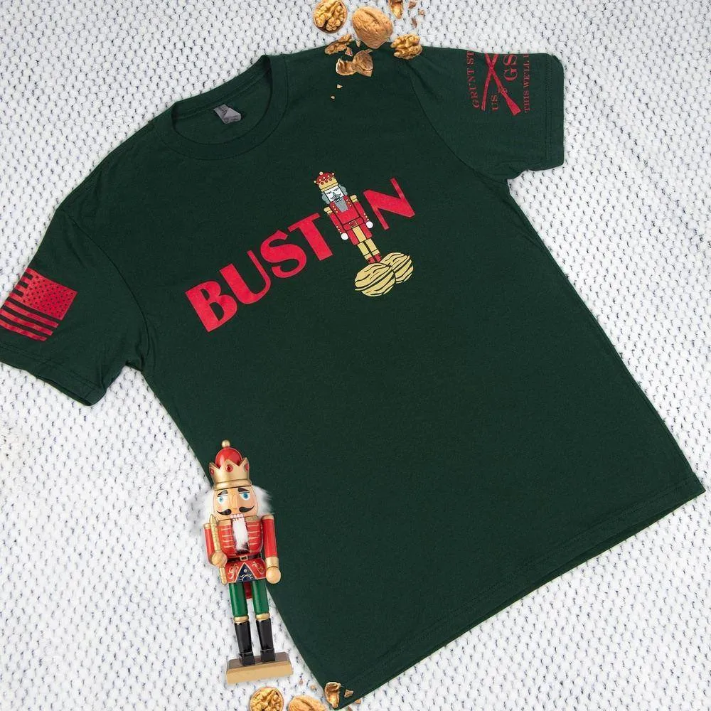 Bustin' T-Shirt - Forest Green sold by Grunt Style product image thumbnail 4