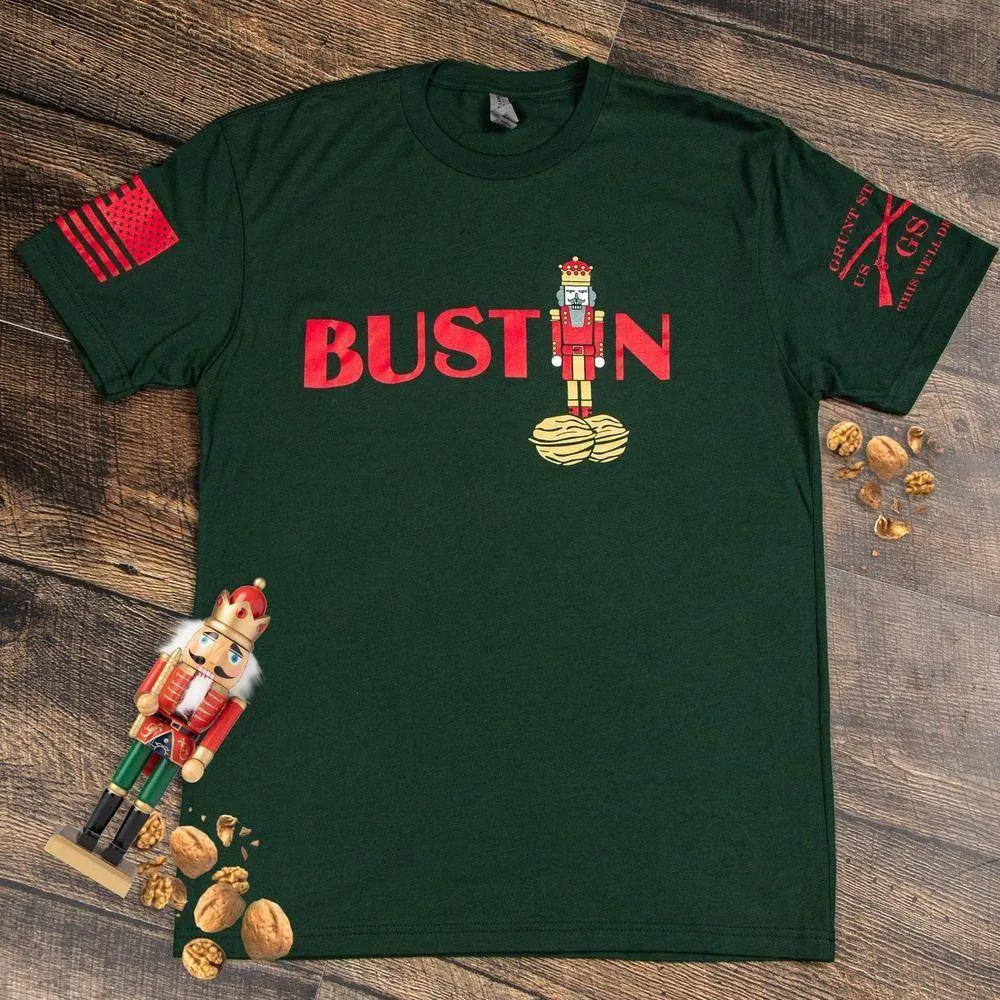 Bustin' T-Shirt - Forest Green sold by Grunt Style product image thumbnail 2