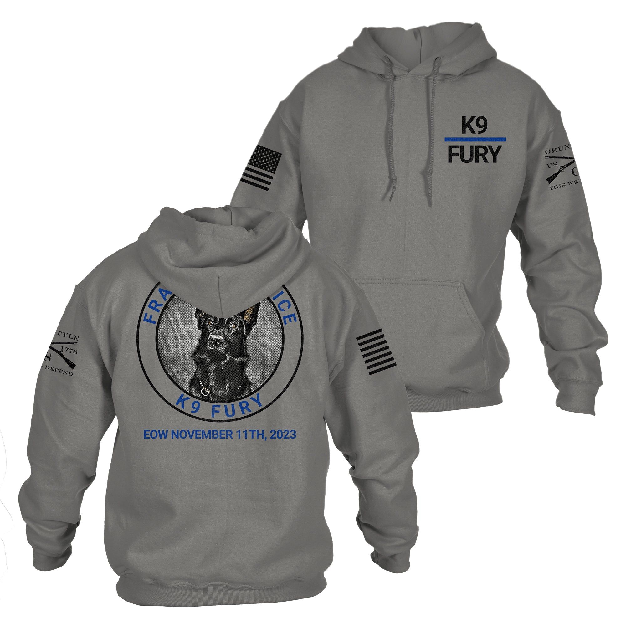 K9 Fury EOW Shirt sold by Grunt Style product image thumbnail 4