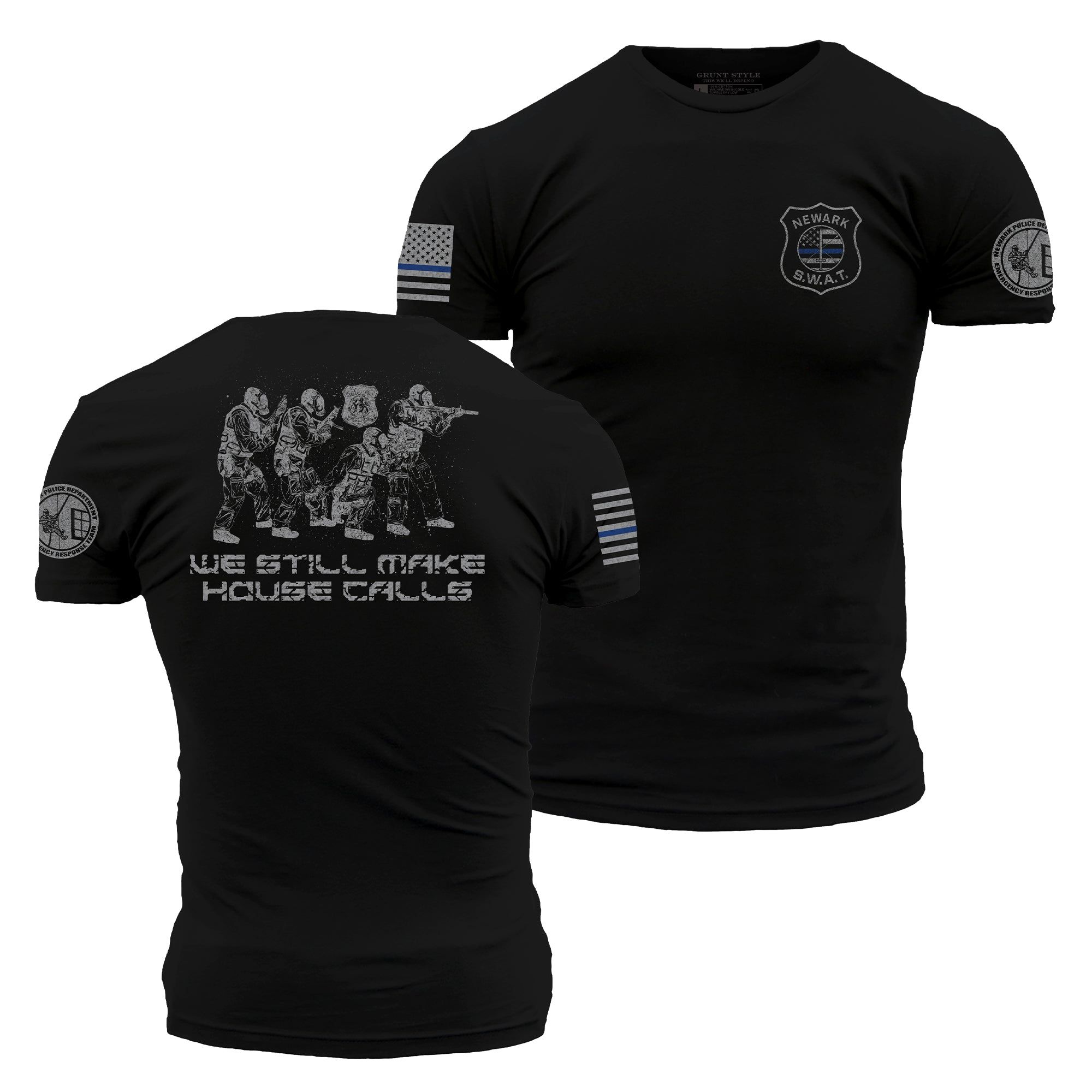 Newark NJ Police SWAT Shirts sold by Grunt Style