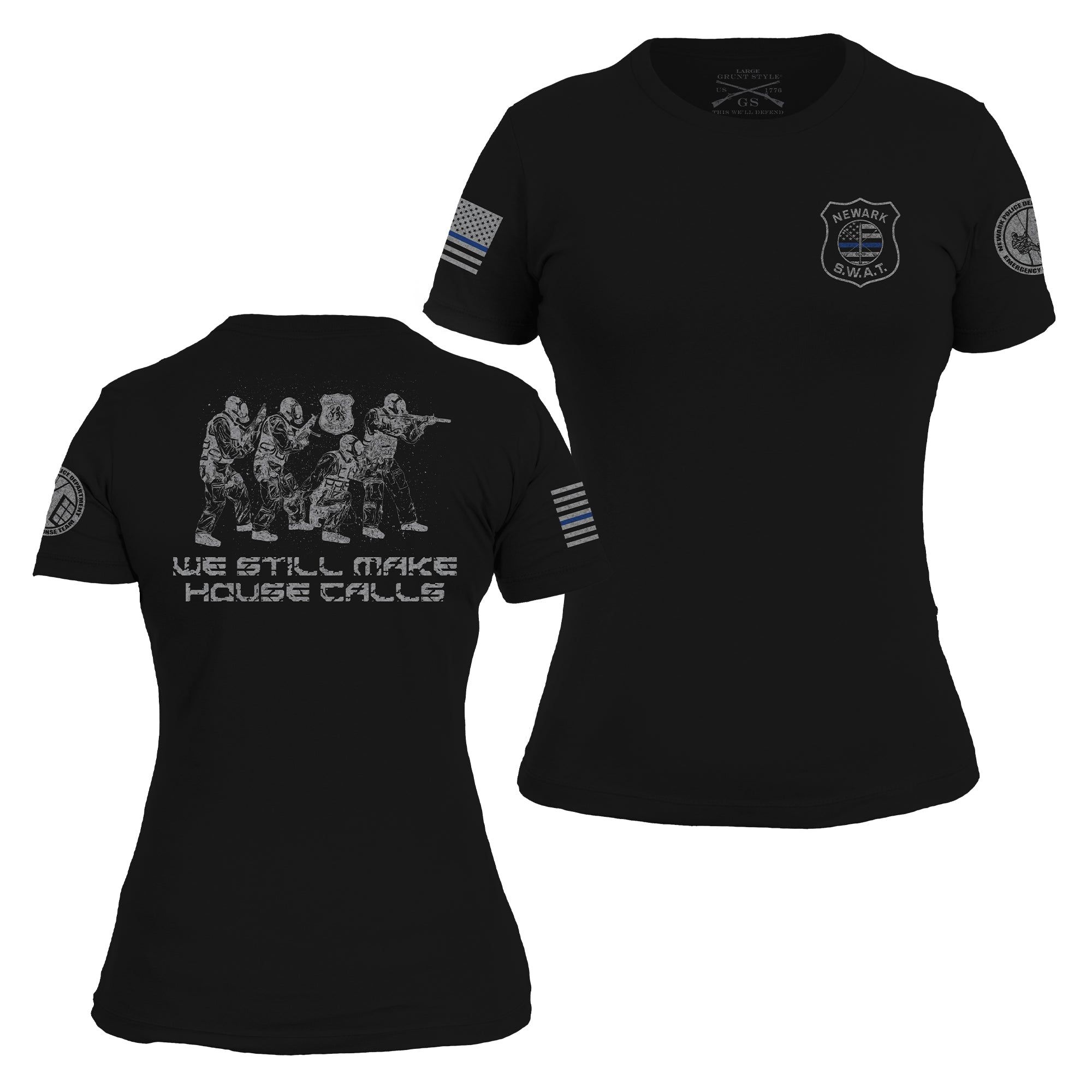 Newark NJ Police SWAT Shirts sold by Grunt Style product image thumbnail 2