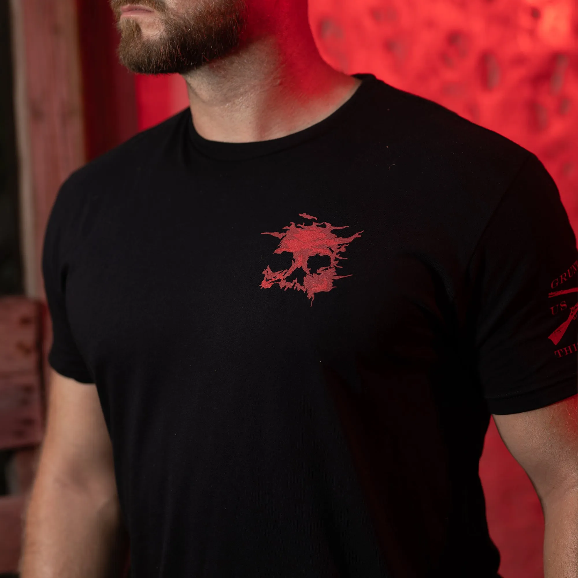 Tac Reaper T-Shirt - Black sold by Grunt Style product image thumbnail 3