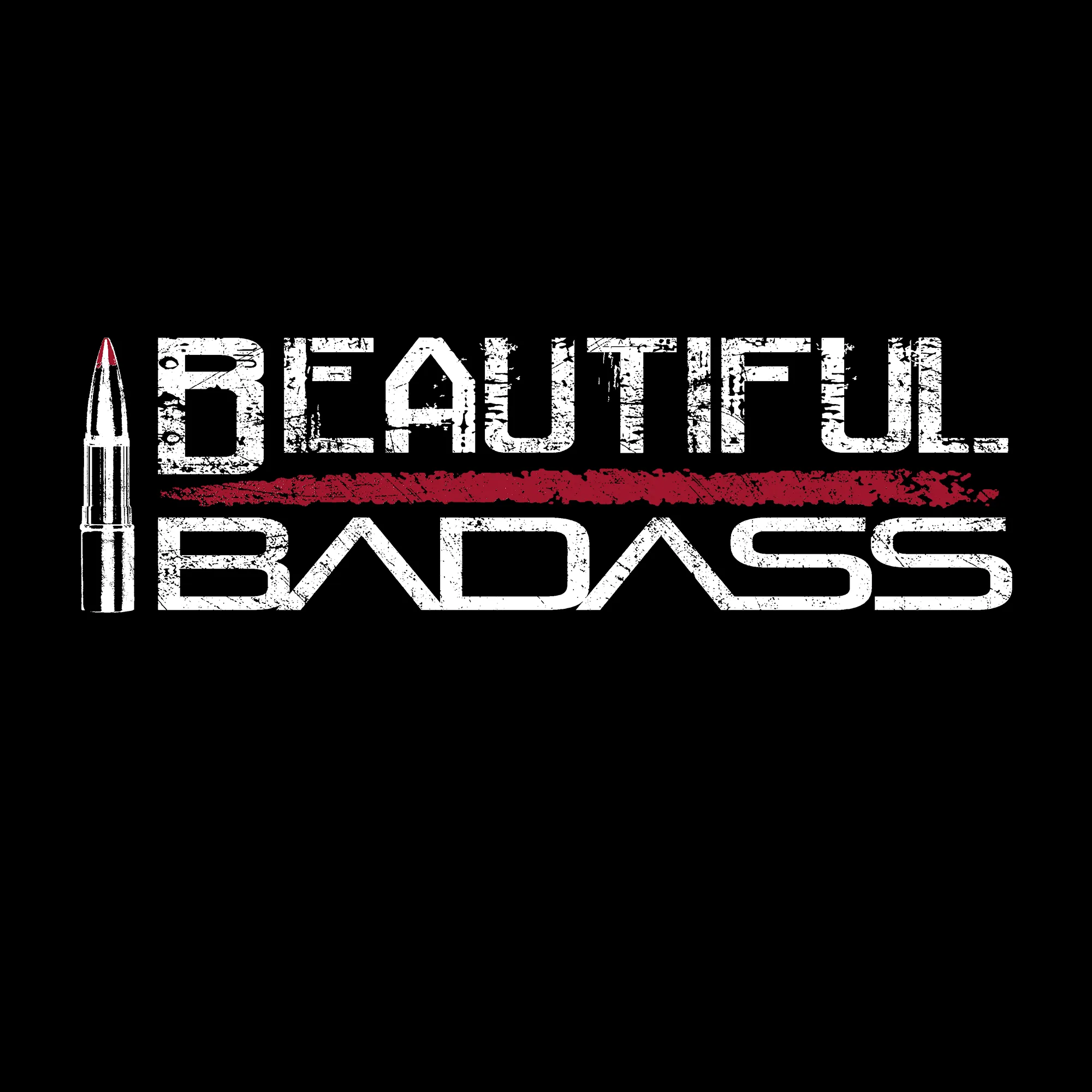 Women's Beautiful Badass Long Sleeve Cropped T-Shirt - Black sold by Grunt Style product image thumbnail 5