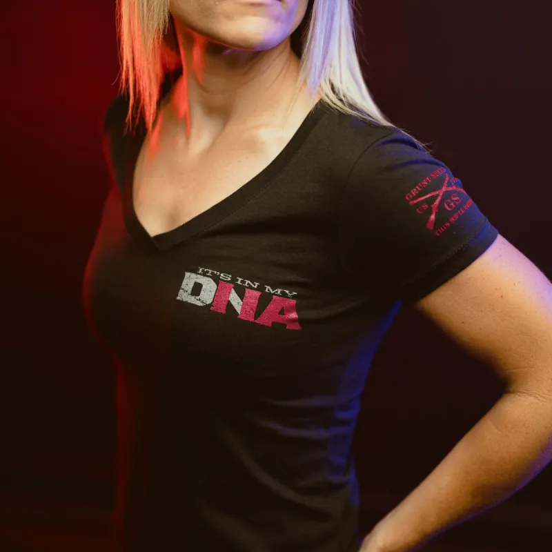 Women's Unapologetically 2A V-Neck - Black sold by Grunt Style