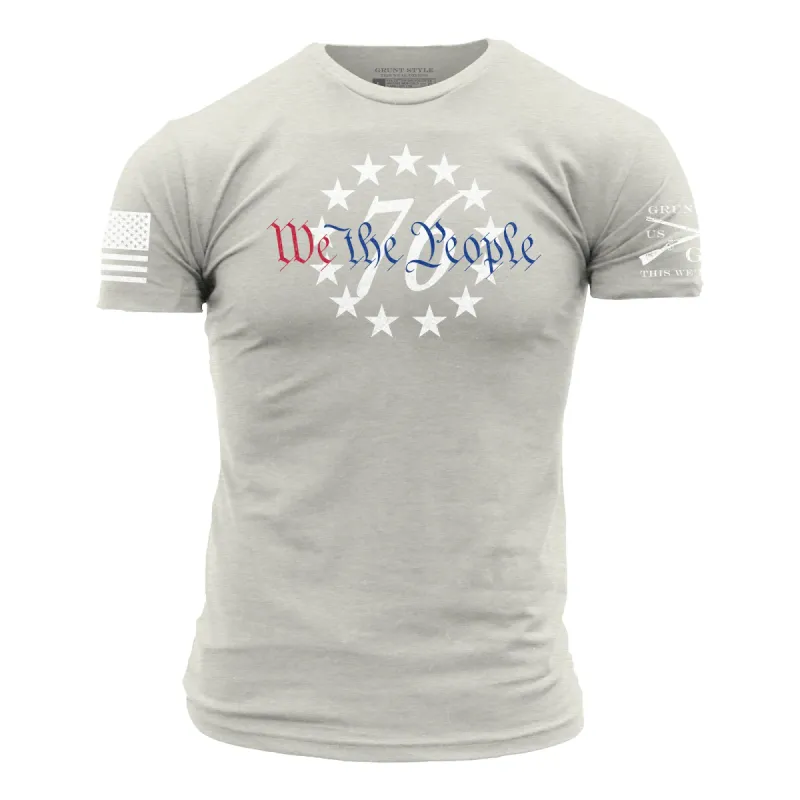 76 We The People T-Shirt - Sand sold by Grunt Style