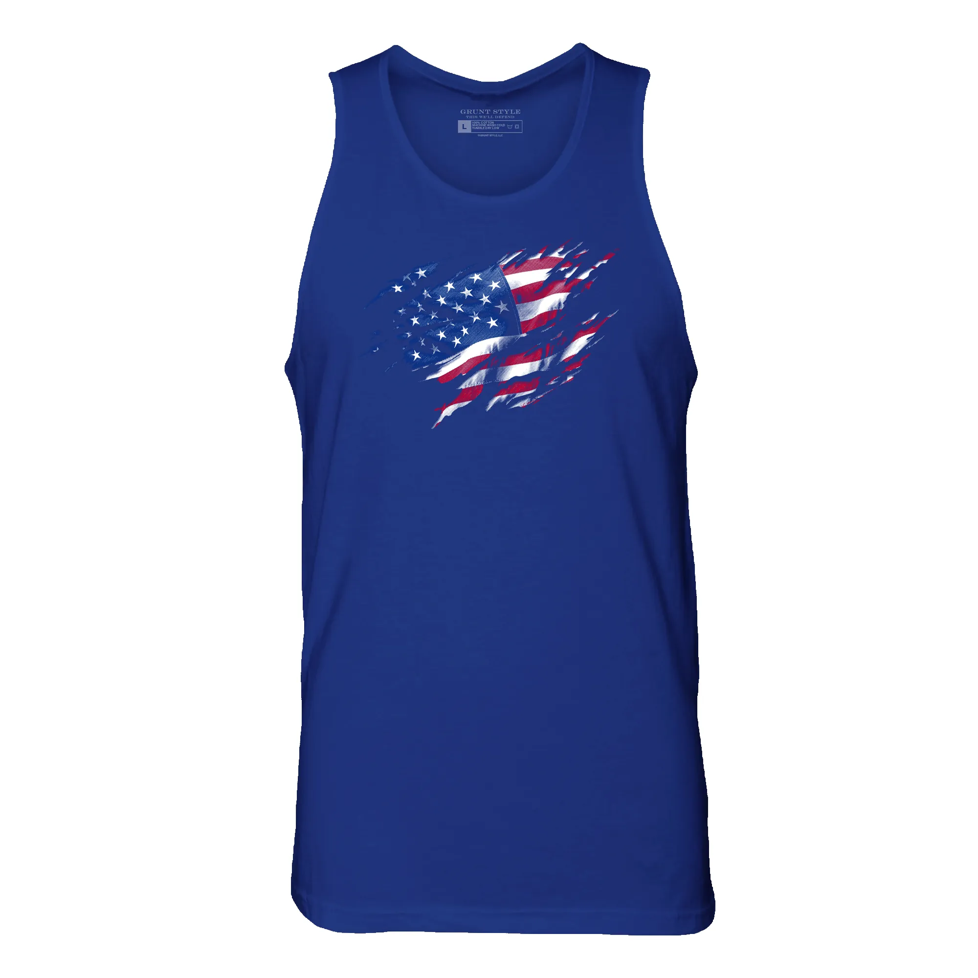 Still Standing Tank - Royal sold by Grunt Style product image thumbnail 4