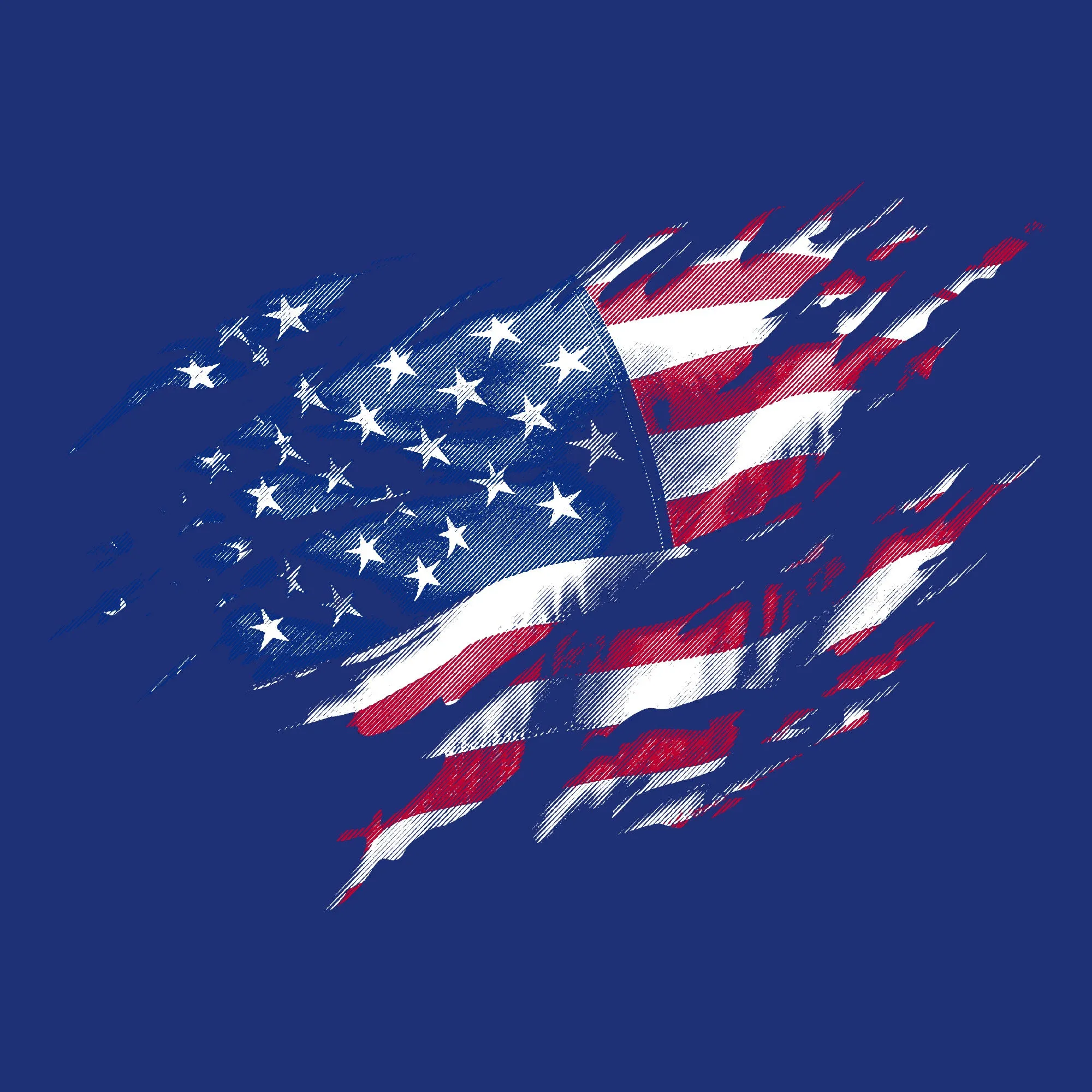 Still Standing Tank - Royal sold by Grunt Style product image thumbnail 2