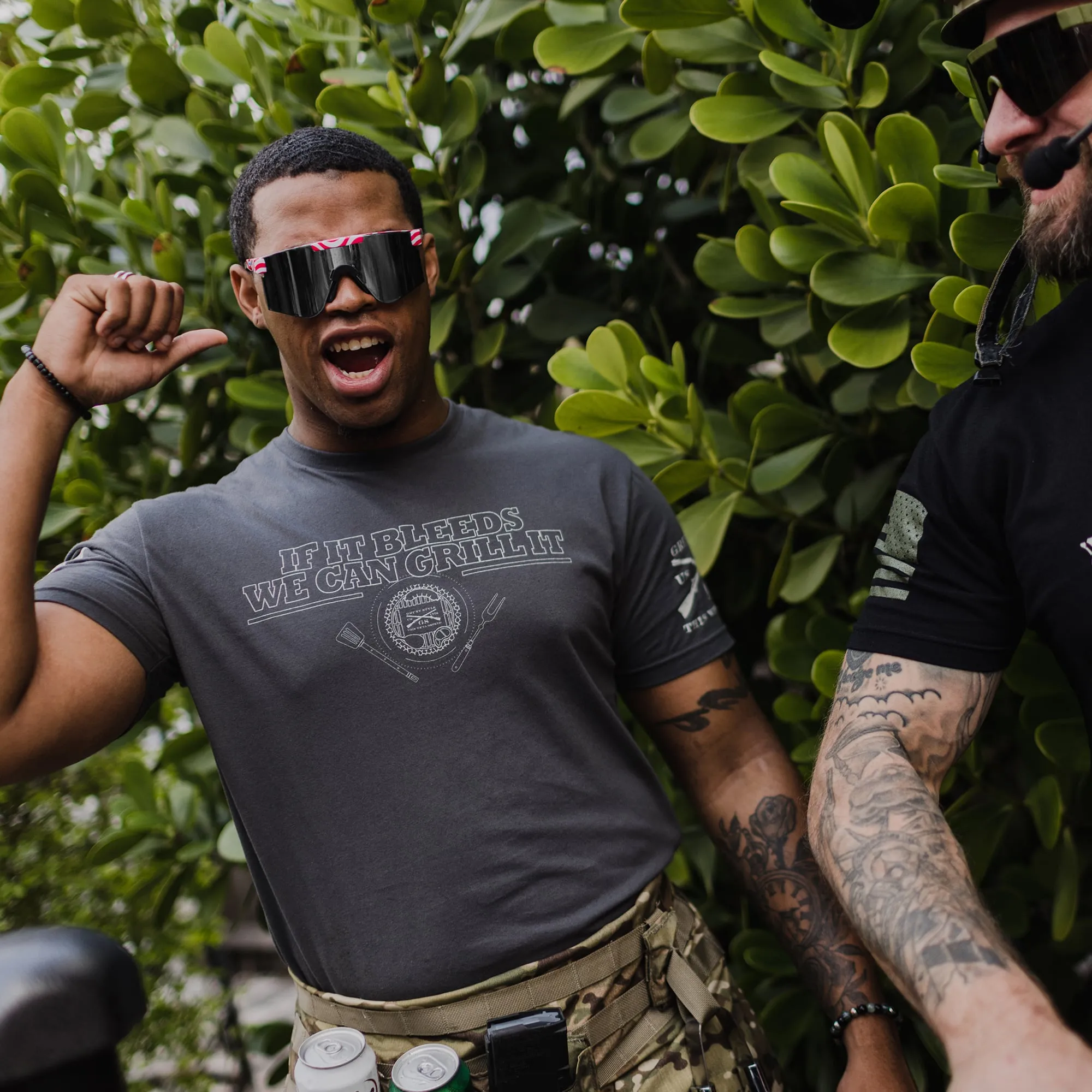 We Can Grill It T-Shirt - Grey sold by Grunt Style product image thumbnail 4