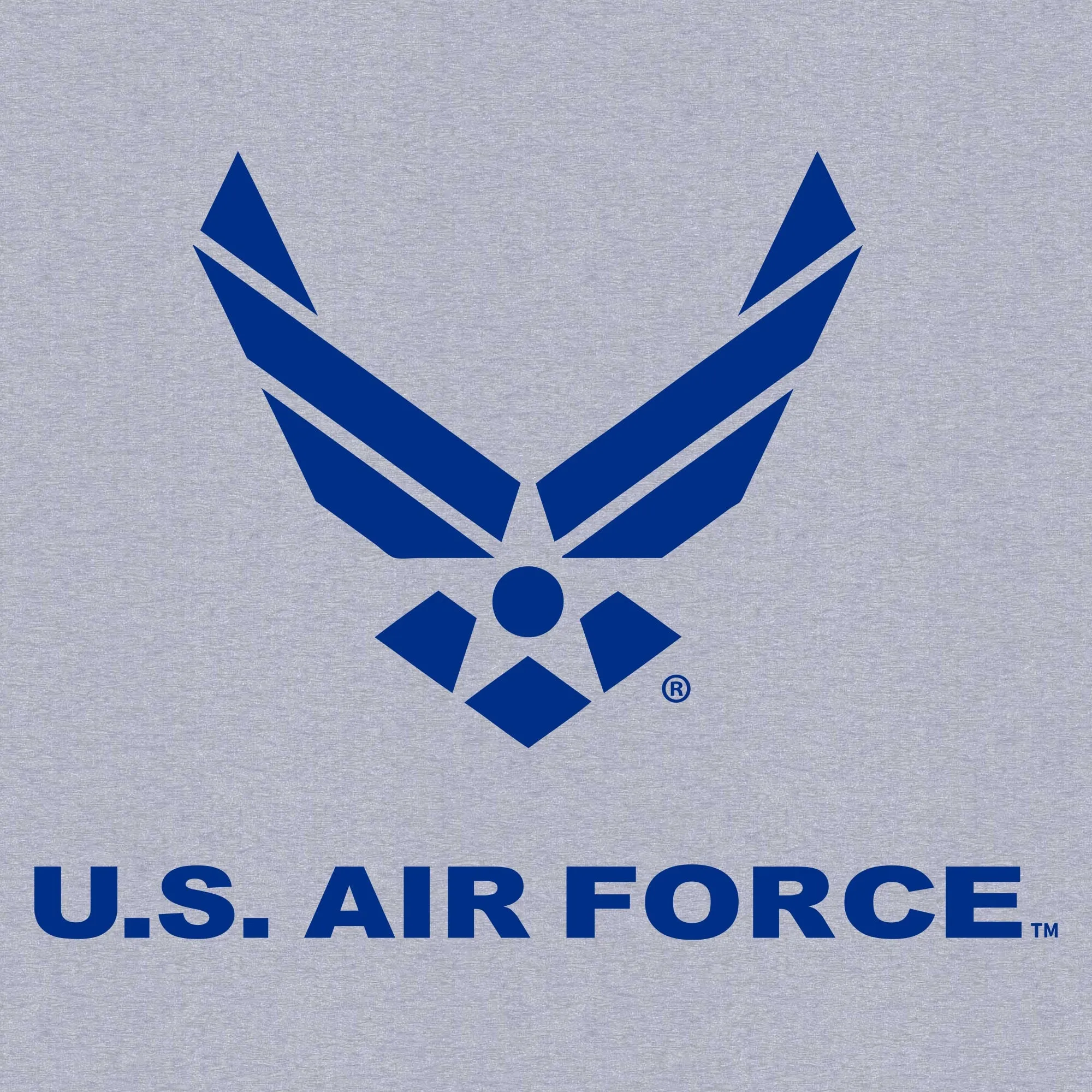 USAF - Aim High U.S.A.F. T-Shirt - Athletic Heather sold by Grunt Style product image thumbnail 4
