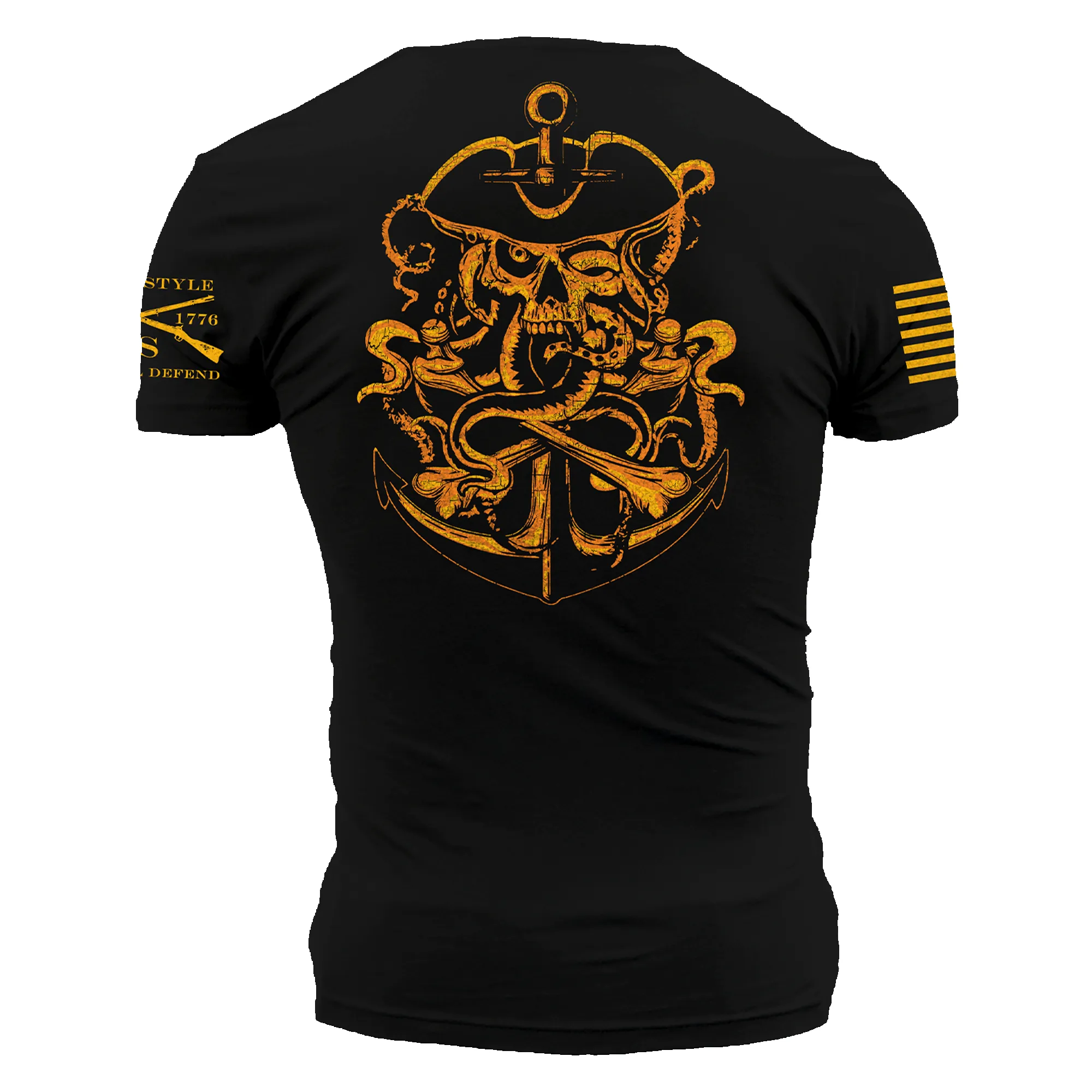 USN - Ghost Pirate T-Shirt - Black sold by Grunt Style product image thumbnail 3