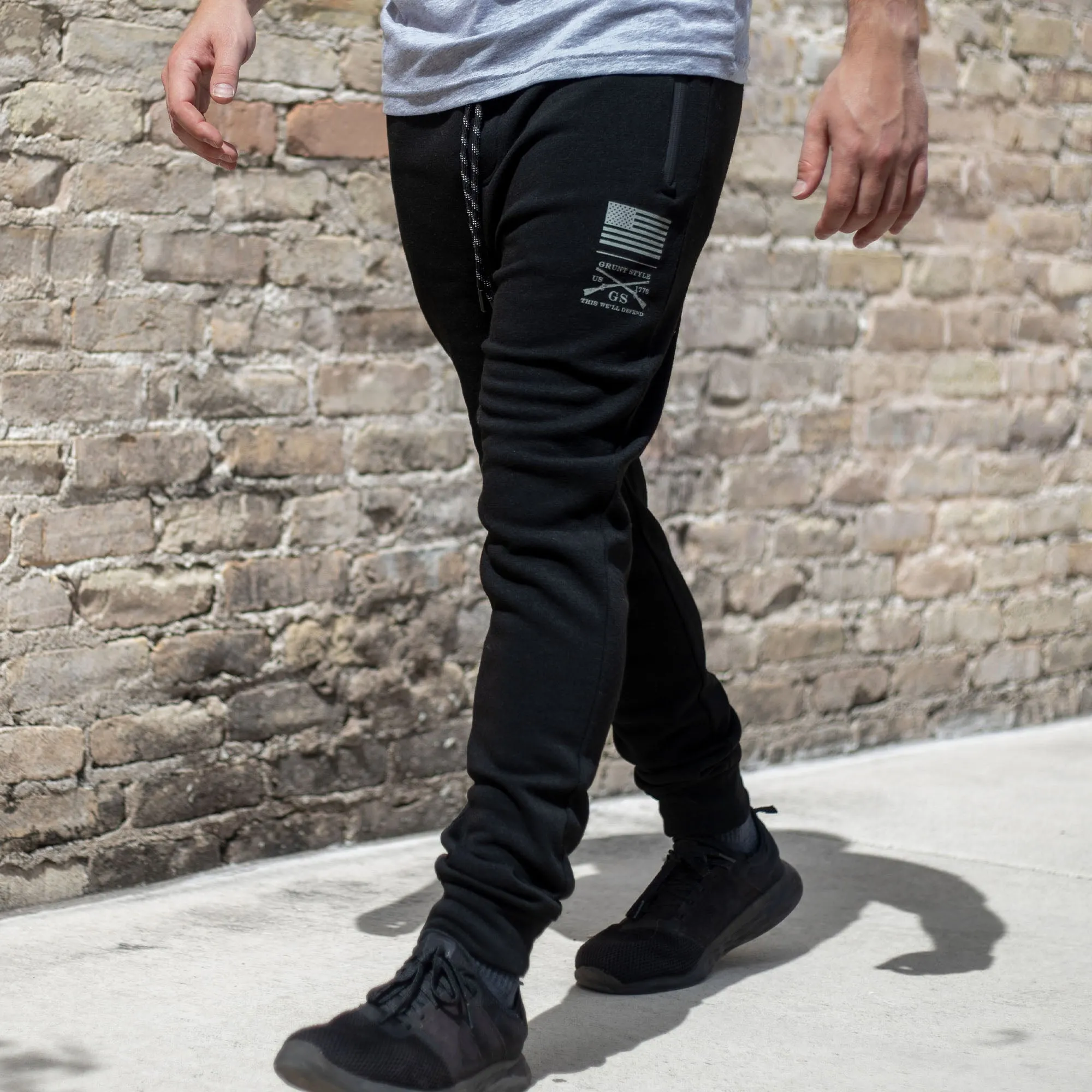 Men's Joggers - Black sold by Grunt Style product image thumbnail 3