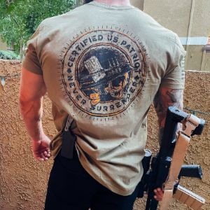 Patriot Seal T-Shirt - Military Green sold by Grunt Style