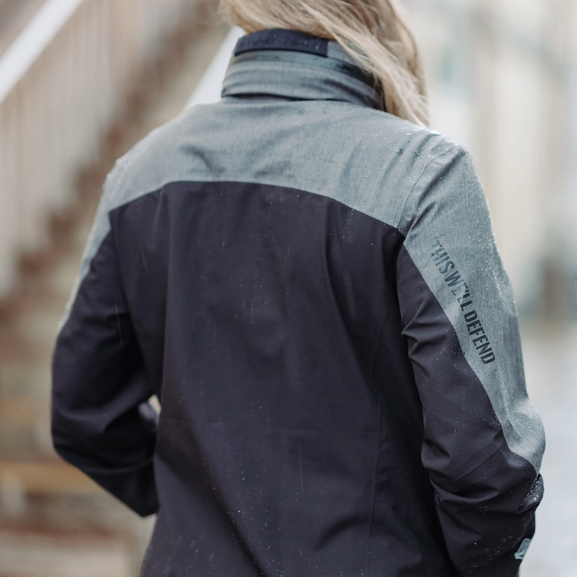 Women's Premium Rain Jacket - Black sold by Grunt Style product image thumbnail 2