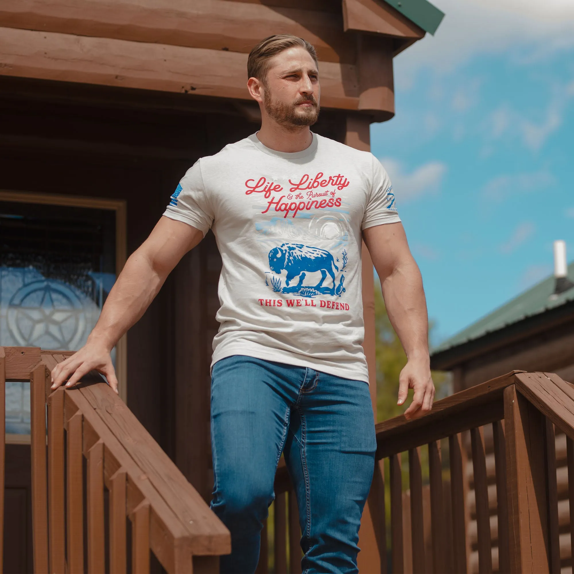 Pursuit of Happiness T-Shirt - Sand sold by Grunt Style product image thumbnail 4