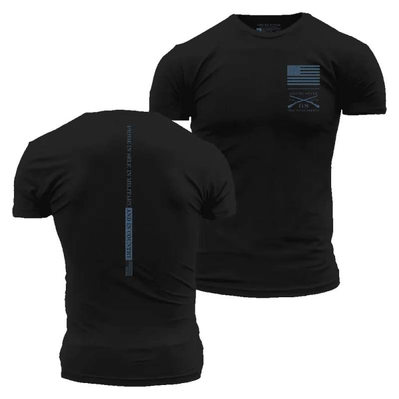 Ethos Backbone T-Shirt - Black sold by Grunt Style