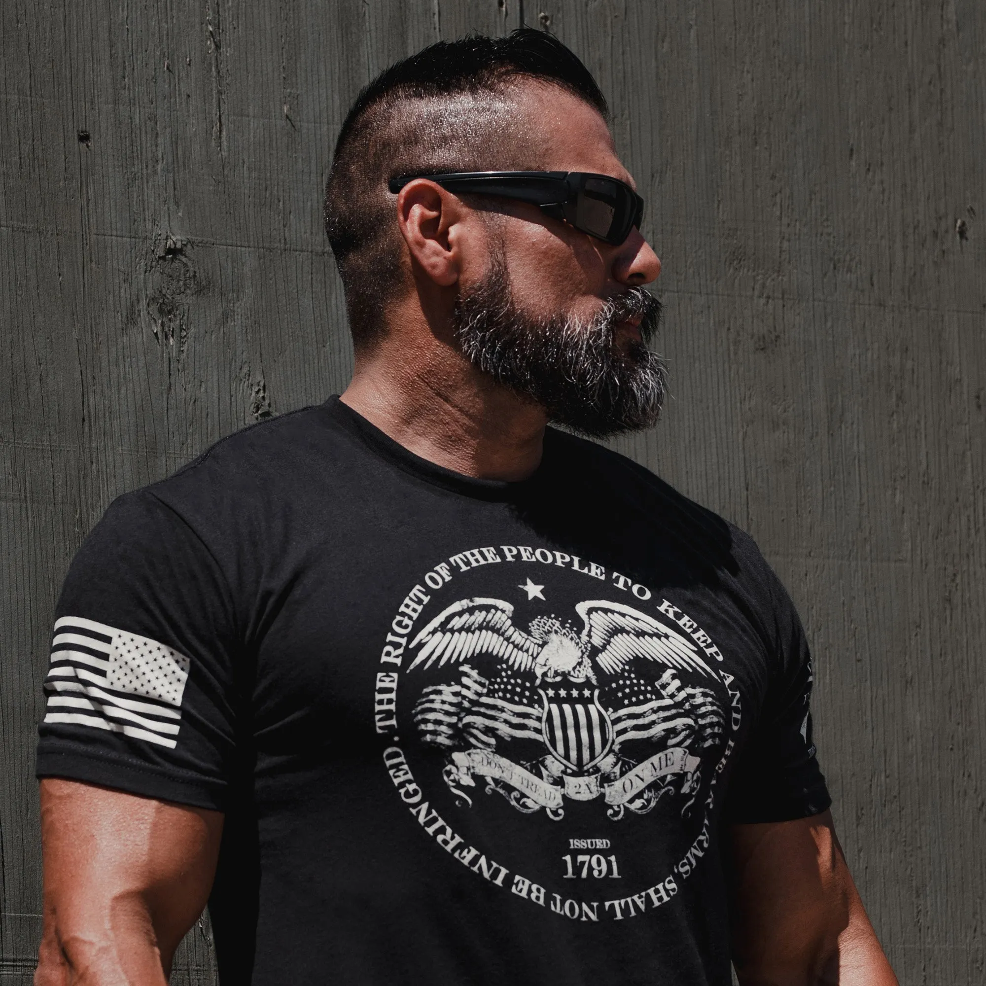 2A Rights T-Shirt - Black sold by Grunt Style product image thumbnail 4