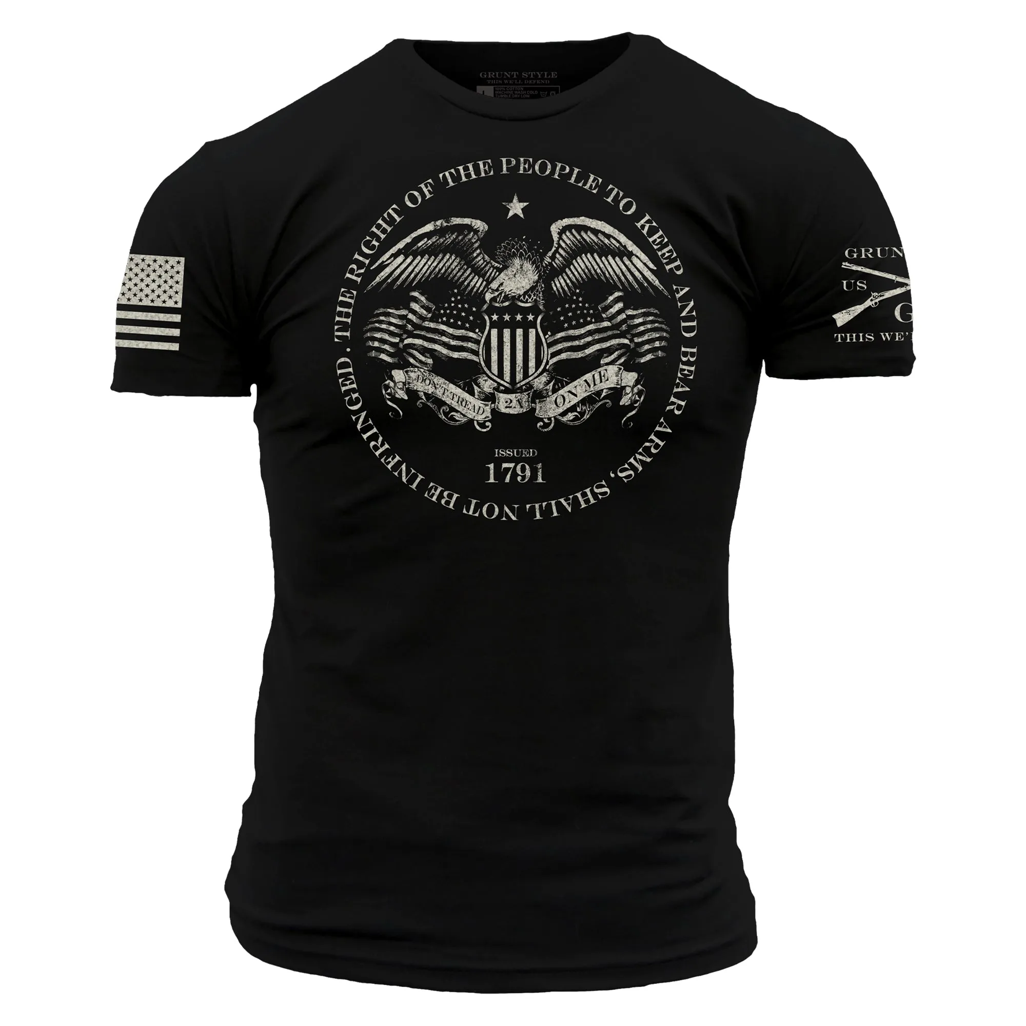 2A Rights T-Shirt - Black sold by Grunt Style