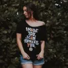 Women's Unmake You Slouchy T-Shirt - Black sold by Grunt Style