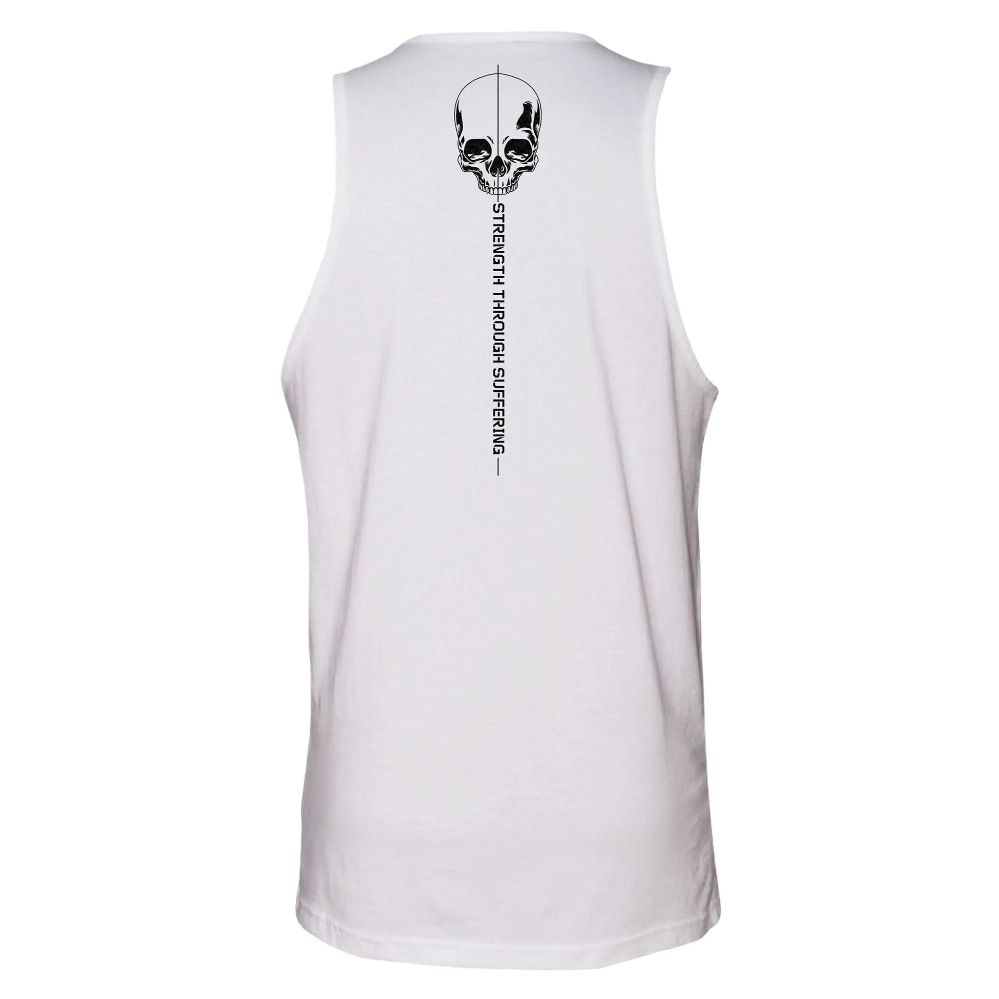 Men's Strength Through Suffering Tank - White sold by Grunt Style product image thumbnail 5